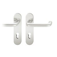 Vorschau: FSB Modell 1070 - Kurzschild ASL Drückergarnitur Aluminium Profilzylinder Vorschau: FSB Modell 1070 - Kurzschild ASL Drückergarnitur Aluminium Profilzylinder