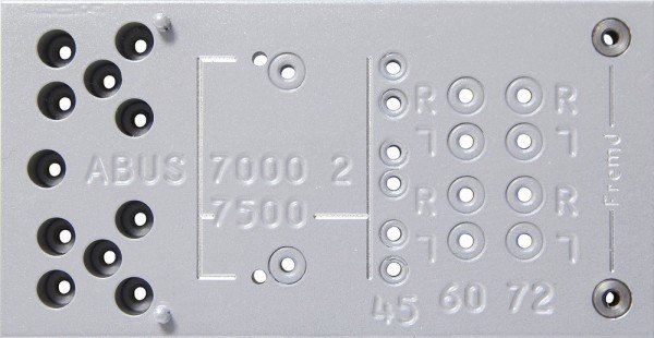 Bohrschablone 7000/7500