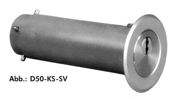 Schlüsselrohr D50-KS-SV Edelstahl rostfrei